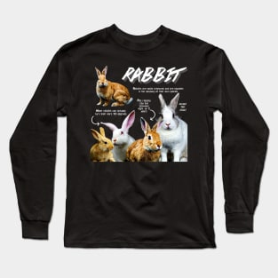 Rabbit Fun Facts Long Sleeve T-Shirt